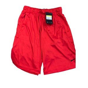 Small Nike Men's Standard Dri-Fit Red Shorts Training Pull On New